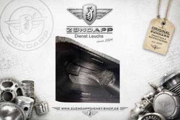 Preview: Zündapp Luftfilterdeckel 530-​10.135 20mm Durchlass für KS 50 80 Typ 530 - Strukturiert